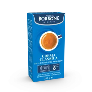 Caffe Borbone Crema Classica Ground Espresso 250g Brick