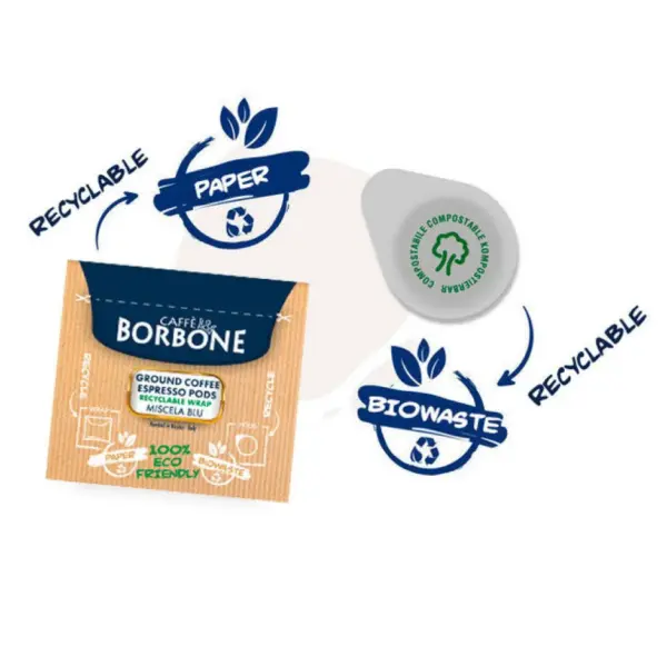 Caffe Borbone Gold ESE Coffee Pods 150 Count Espresso Compatible