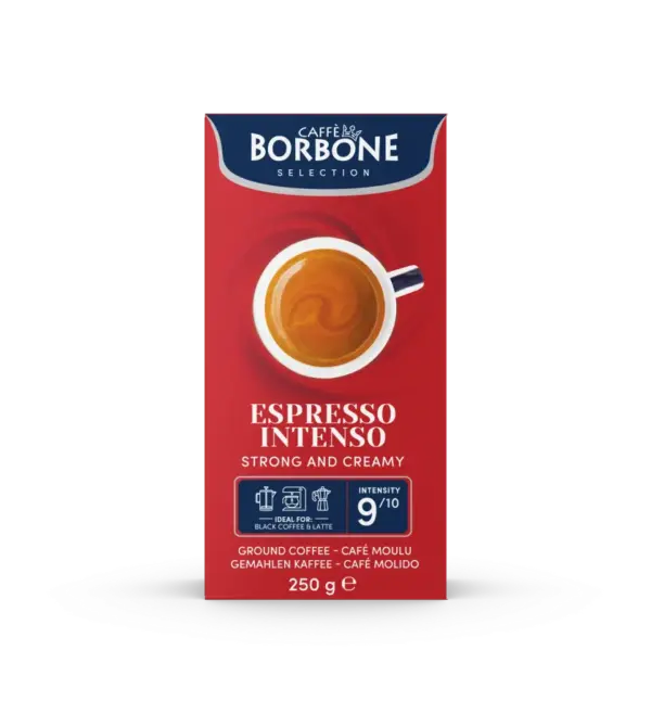 Caffe Borbone Intenso Ground Espresso 250g Brick