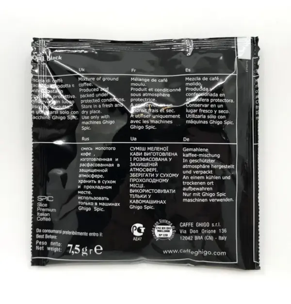 Caffe Ghigo Op1 Pods 150 Count Compatible Black - Image 2