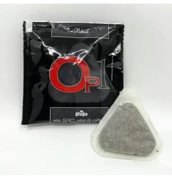 Caffe Ghigo Op1 Pods 150 Count Compatible Black