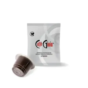 Caffe Gioia Strong Espresso Capsules for Nespresso Machines - 30 Count