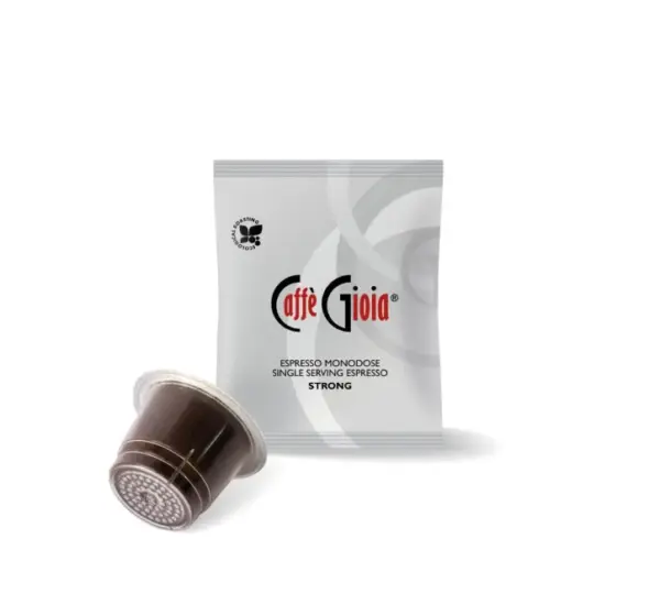 Caffe Gioia Strong Espresso Capsules for Nespresso Machines - 30 Count