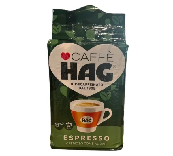 Caffe Hag Decaf Espresso Ground Coffee 250g Brick Pack - Image 2