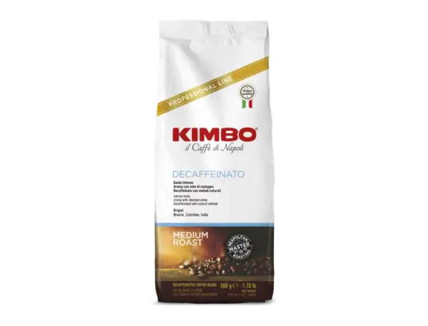 Caffe Kimbo Decaf Espresso Whole Bean Coffee 1.1 lb Bag
