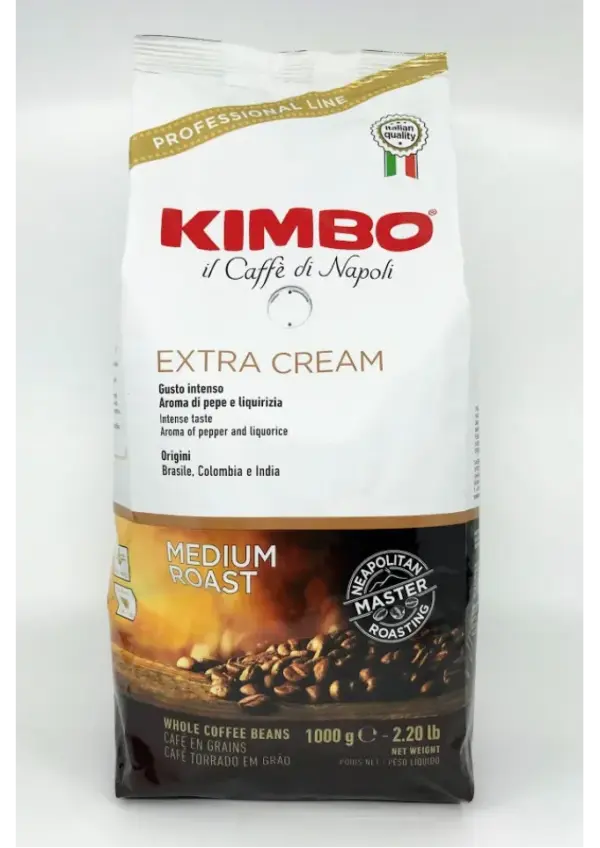 Caffe Kimbo Extra Crema Espresso Whole Beans Coffee 2.2 lb