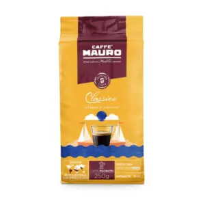Caffe Mauro Classico Moka Ground Coffee 8.8 oz Brick Pack