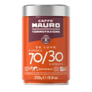 Caffe Mauro Moka Ground Coffee Blend with Arabica & Robusta in Can