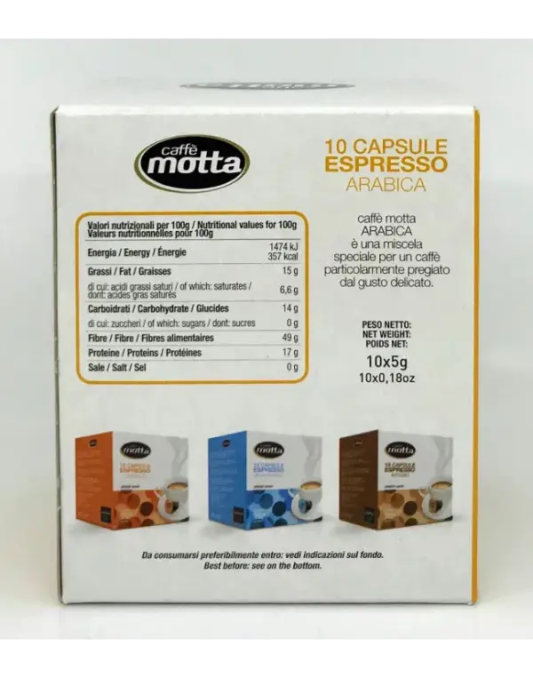 Caffe Motta Arabica Espresso Capsules for Nespresso - 10 Count - Image 3