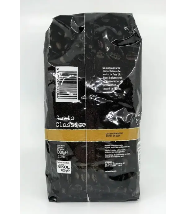 Caffe Nikol Classico Espresso Whole Bean Coffee 2.2lb Bag