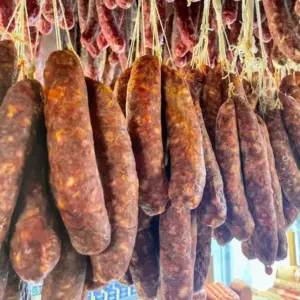 Calabria Pork Store Hot Dry Sausage - Arthur Avenue Italian Deli