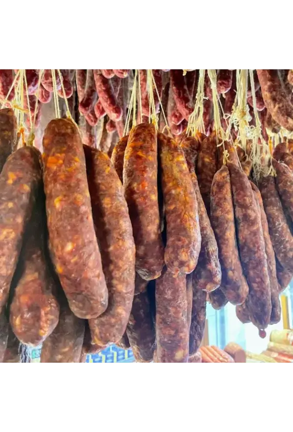 Calabria Pork Store Hot Dry Sausage - Arthur Avenue Italian Deli