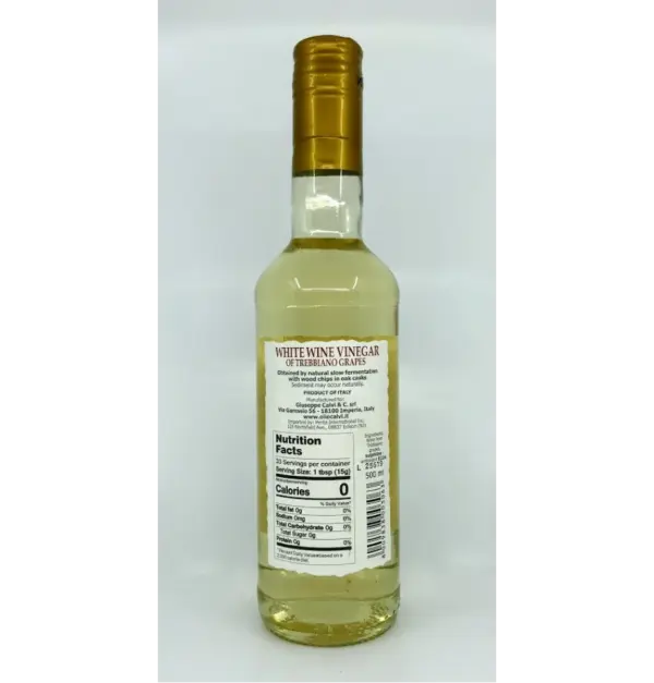 Calvi White Wine Vinegar - 500ml - Image 2