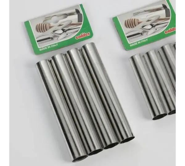 Cannoli Tubes Set of 4 for Homemade Italian Pastries