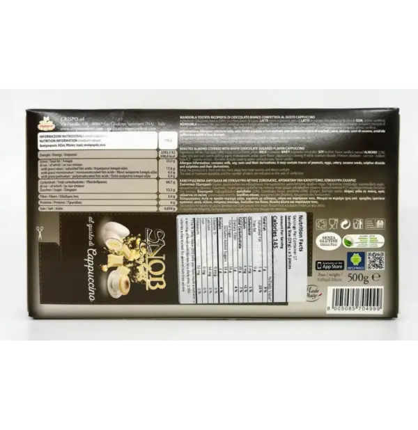 Cappuccino Snack Mix 500g Coffee Flavored Crisps Bag - Image 2