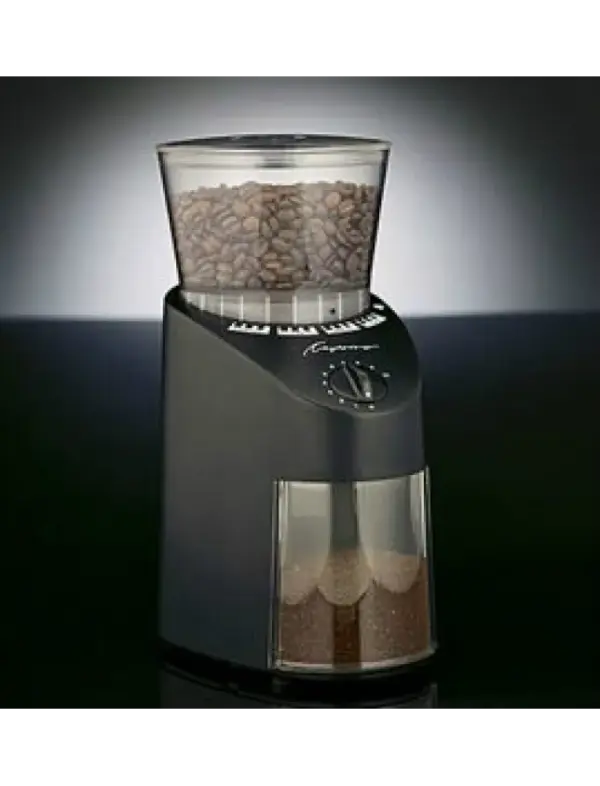Capresso Infinity Precision Burr Coffee Grinder Black