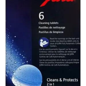 Capresso Jura Coffee Machine Cleaner - 6 Pack Descaling Tablets