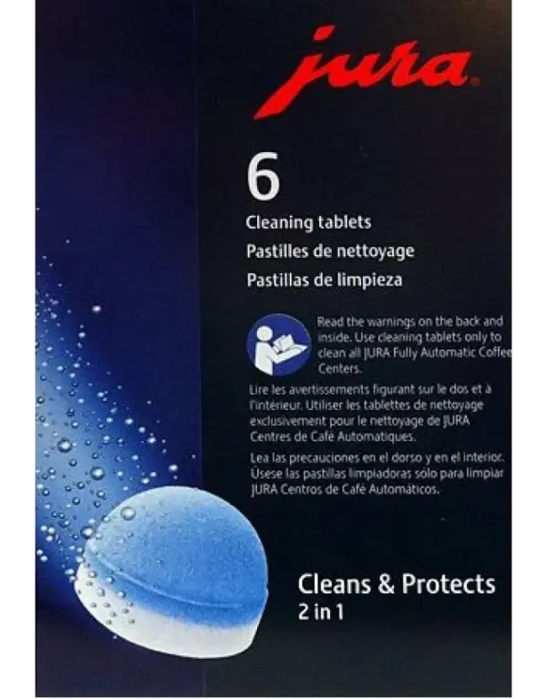 Capresso Jura Coffee Machine Cleaner - 6 Pack Descaling Tablets