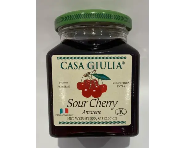 Casa Giulia Sour Cherry Jam Tart Cherry Preserves 12oz - Image 2