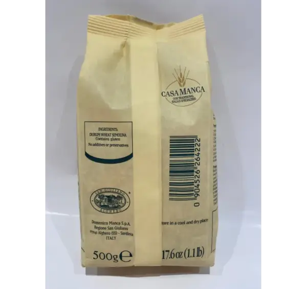 Casa Manca Toasted Fregola Pasta - Semolina 17.6 oz Pack - Image 2