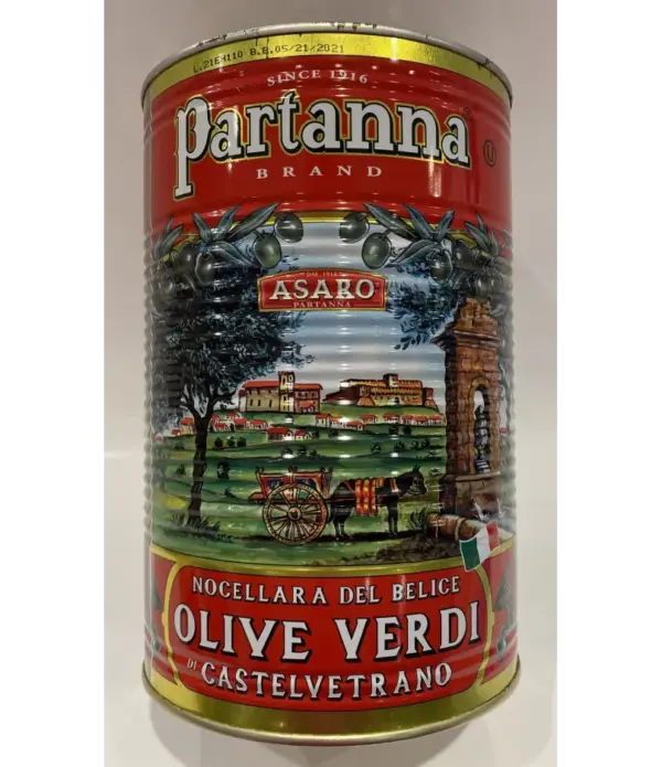 Castelvetrano Green Olives - Buttery & Mild - Partanna - 4.1kg - Image 2