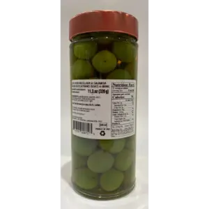 Castelvetrano Green Olives in Brine - 11.3 oz Jar - Cinquina Brand