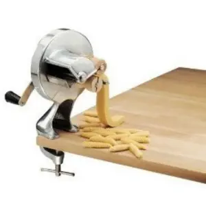 Cavatelli Pasta Maker with Wood Rollers