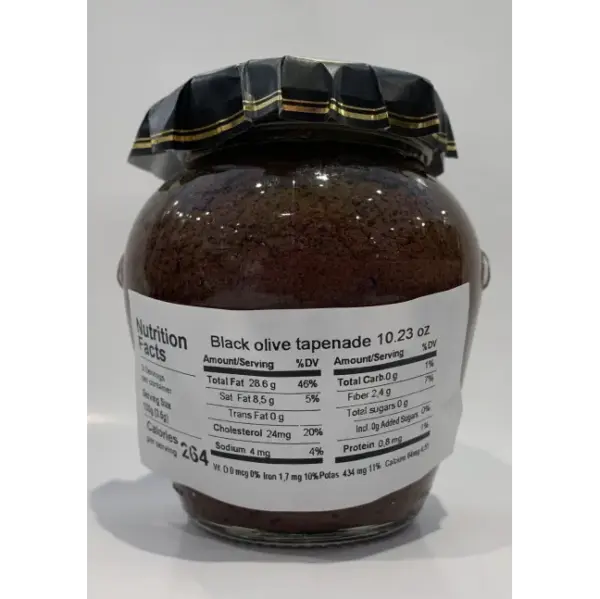Cerignola Black Olive Spread 340g - Rich Italian Olive Tapenade - Image 2