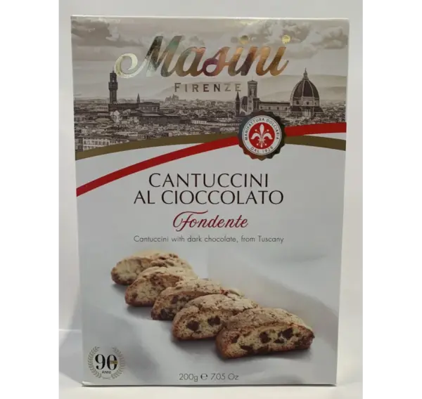 Chocolate Cantuccini Biscuits - Dark Chocolate, 200g - Image 2