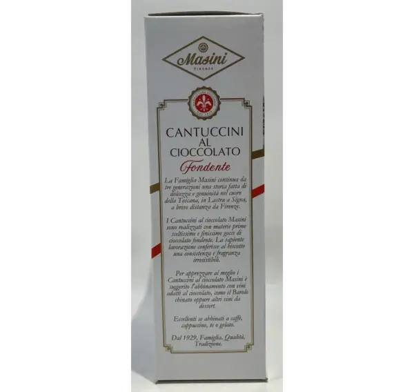 Chocolate Cantuccini Biscuits - Dark Chocolate, 200g - Image 4