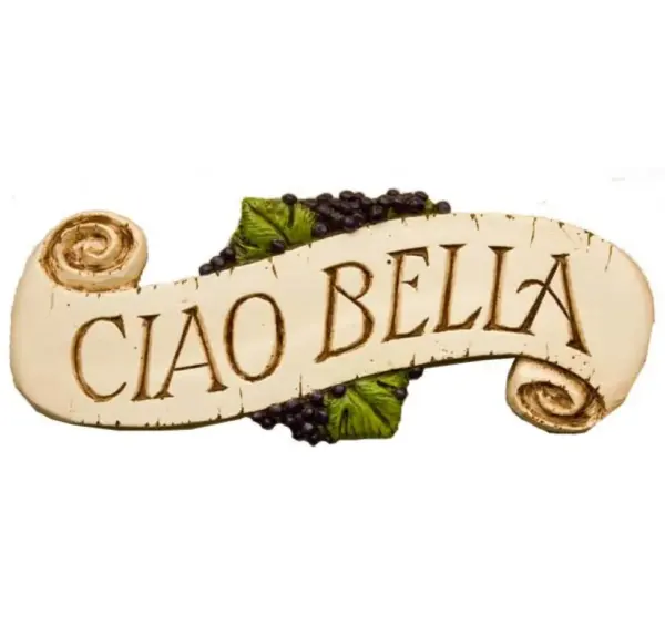 Ciao Bella Decorative Wall Hanging Plaque