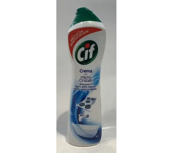 CIF Cream Cleaner with Micro Crystals for Tough Stains Classic 500ml - Image 2