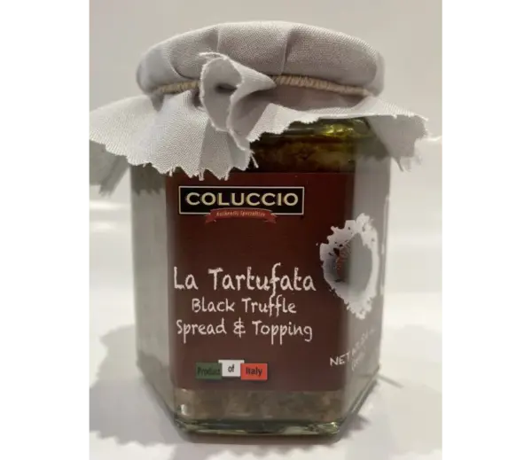 Coluccio Black Truffle Spread & Topping, 5.6 oz - Gourmet Pasta & Pizza Sauce