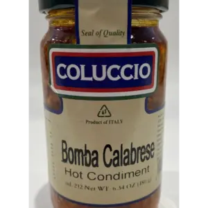 Coluccio Bomba Calabrese Hot Pepper Spread 6.34 oz