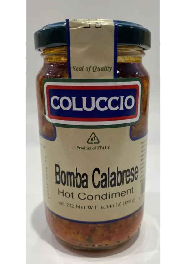 Coluccio Bomba Calabrese Hot Pepper Spread 6.34 oz