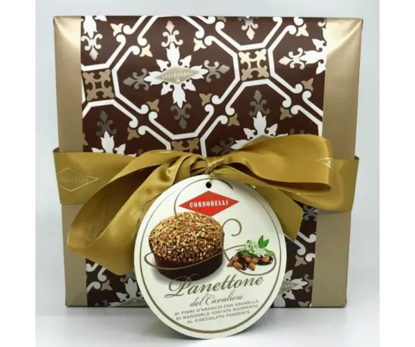 Condorelli Chocolate Panettone Cake 2.2lb Italian Holiday Dessert