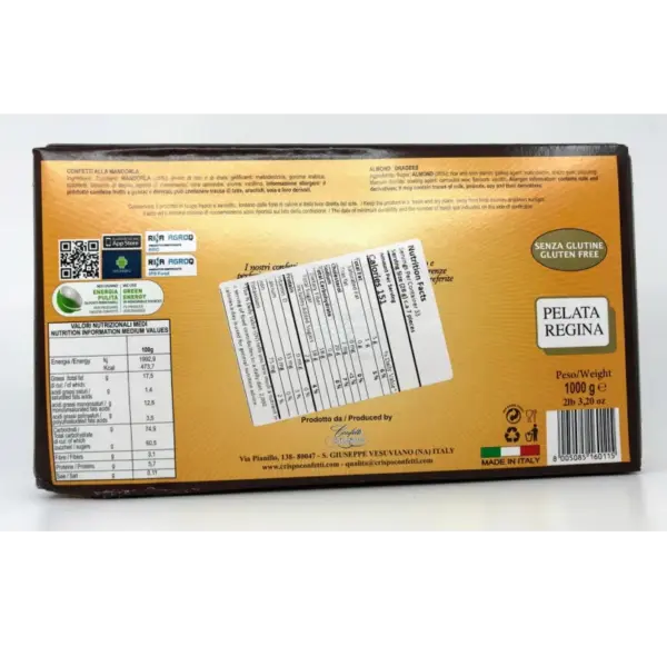 Confetti Almond Pelata - 2.2 lbs (1 kg) Crispy Snack