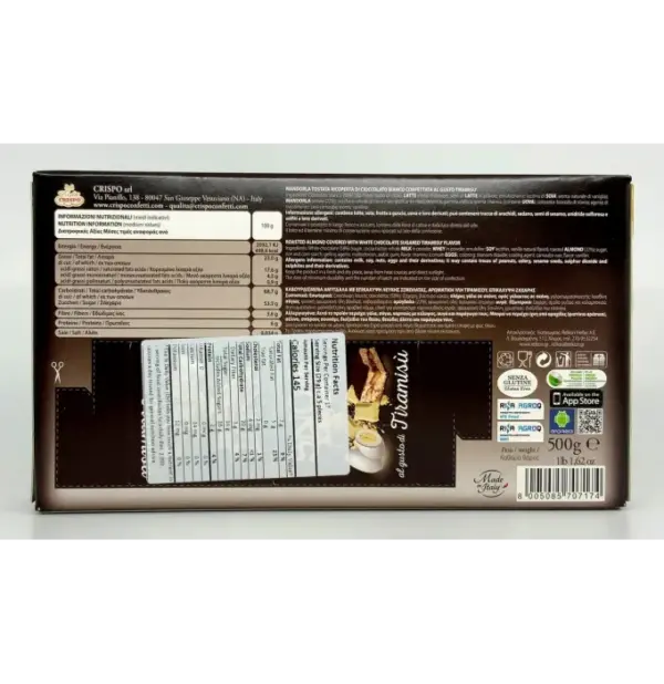 Confetti Crispo Tiramisu Flavored Crisps 500g - Image 2