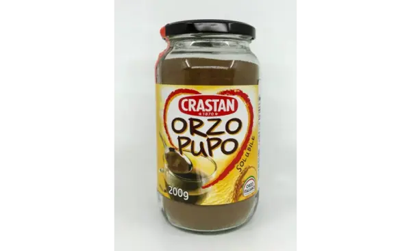 Crastan Orzo Pupo Instant Coffee Jar 200g - Image 2