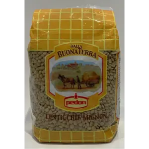 Dalla Buona Terra Small Lentils 500g | Premium Italian Legumes 1.1lb