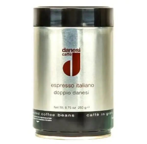 Danesi Doppio Espresso Whole Bean Coffee 250g Tin