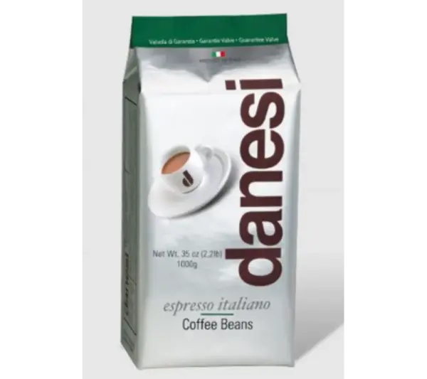 Danesi Espresso Whole Bean Coffee Emerald 1kg Bag