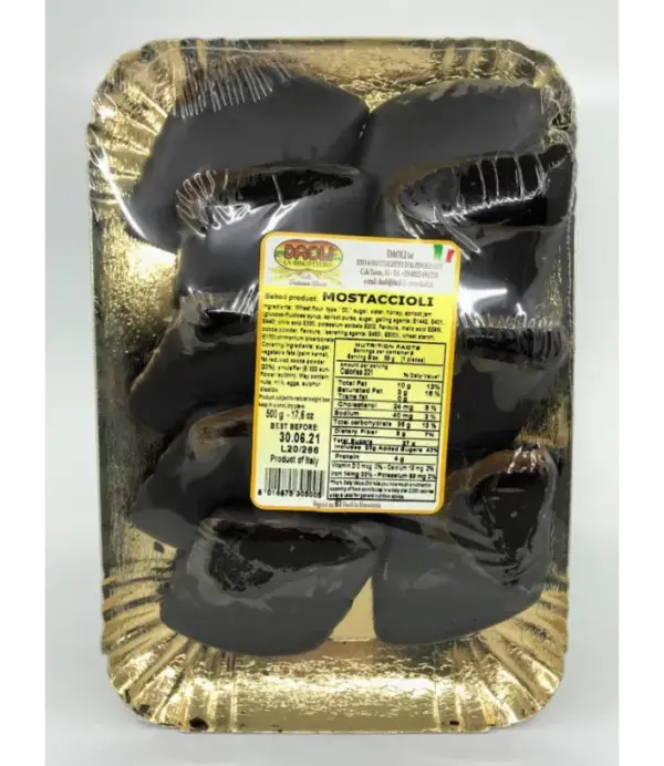 Daoli Authentic Italian Mostaccioli Cookies 17.6oz