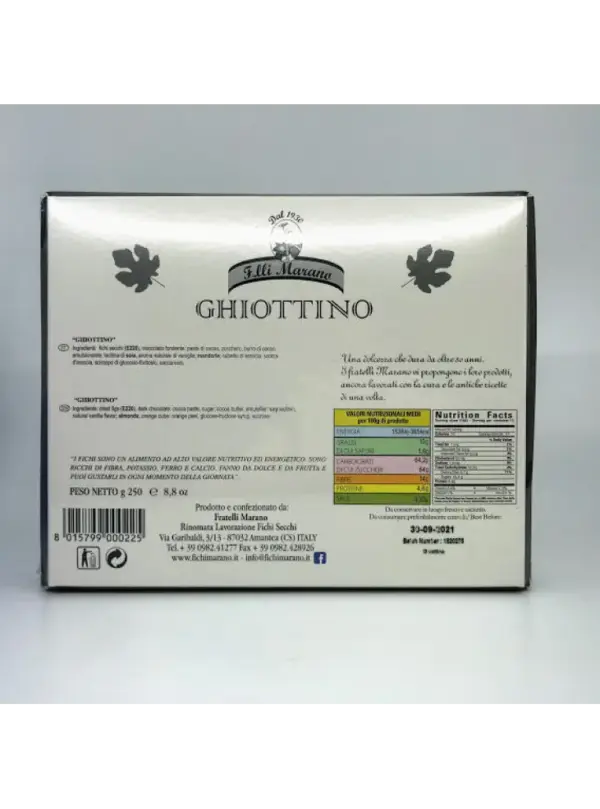 Dark Chocolate Covered Figs 250g - Ghiottino