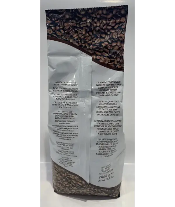 Decaf Espresso Beans Whole Bean Coffee Caffe Vicere 2.2lb Bag