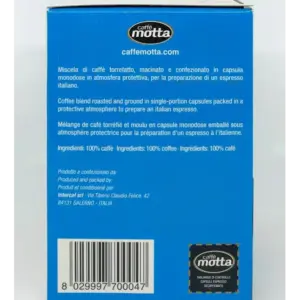 Decaf Espresso Nespresso Pods - Caffe Motta Smooth 10-Pack