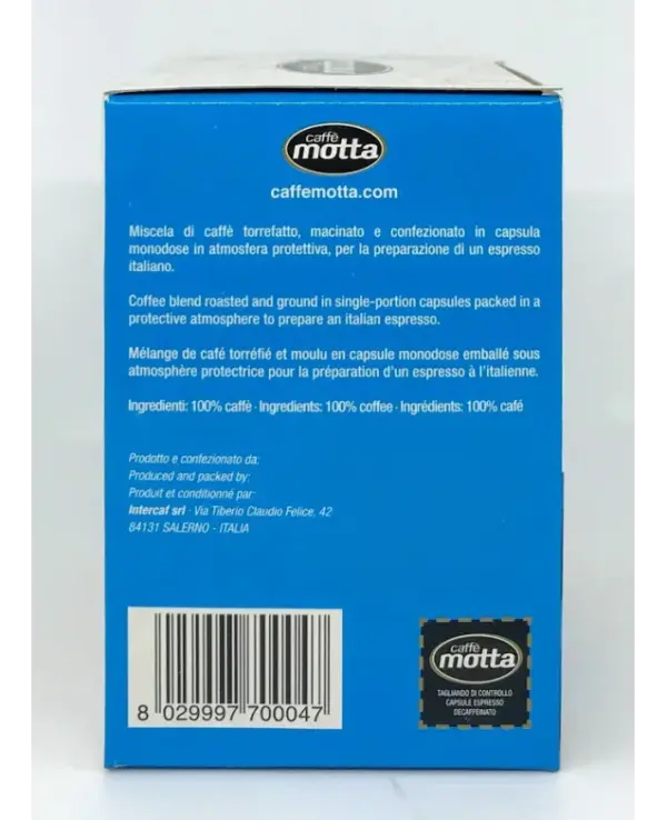 Decaf Espresso Nespresso Pods - Caffe Motta Smooth 10-Pack