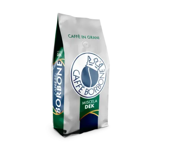 Decaf Espresso Whole Beans 1kg (2.2lb) - Caffe Borbone