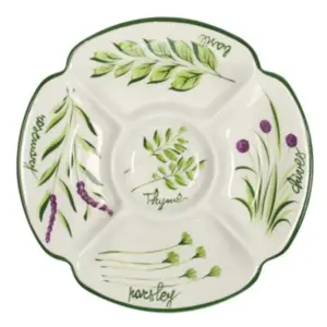 Decoro Erbe 15 Inch Antipasto Plate Appetizer Tray V426