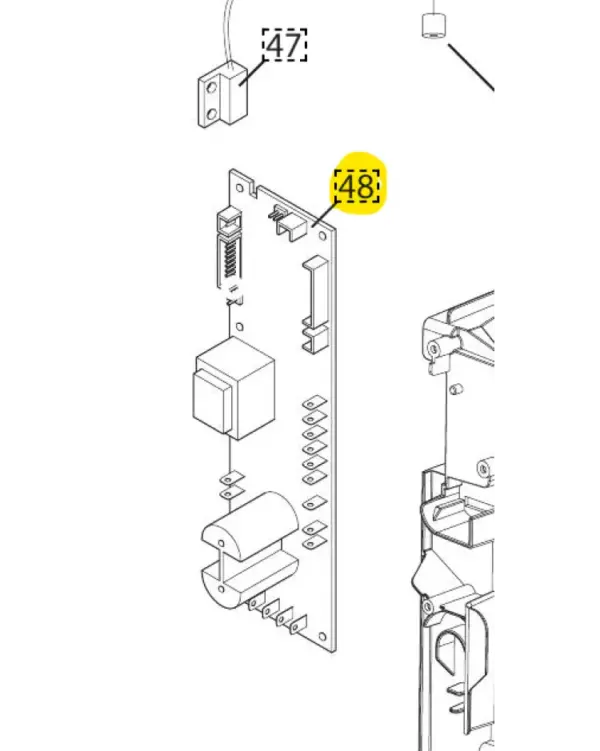 De'Longhi 120V Power Supply Board Replacement Part AS00008926